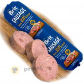 Деликатесен салам за кучета Brit Sausage Sport Beef & Fish - с 85% свежо телешко месо и 10% риба 800 гр.